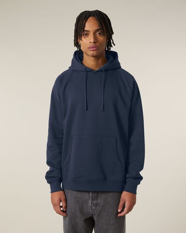 Striker - Der Relaxed Raglan-Unisex-Hoodie - French Navy - M bedrucken, Art.-Nr. STSU202C7271M