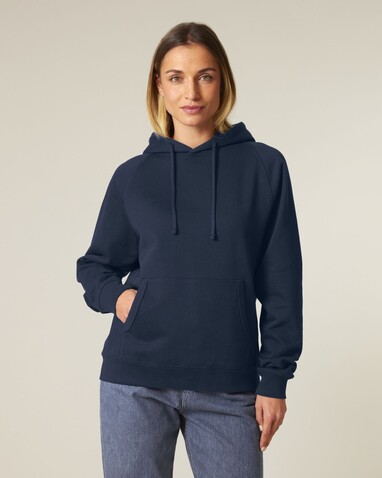 Striker - Der Relaxed Raglan-Unisex-Hoodie - French Navy - S bedrucken, Art.-Nr. STSU202C7271S