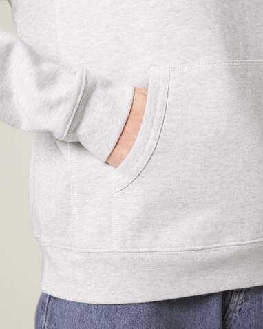 Striker - Der Relaxed Raglan-Unisex-Hoodie - Cool Heather Grey - M bedrucken, Art.-Nr. STSU202C1461M