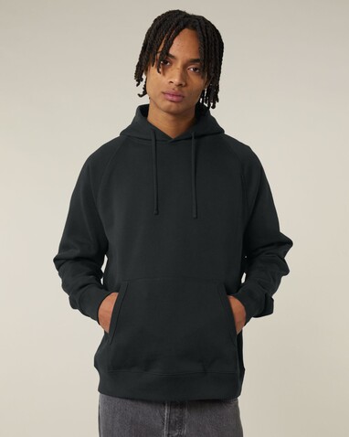 Striker - Der Relaxed Raglan-Unisex-Hoodie - Black - XXS bedrucken, Art.-Nr. STSU202C0022S