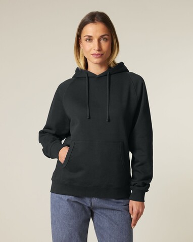 Striker - Der Relaxed Raglan-Unisex-Hoodie - Black - 3XL bedrucken, Art.-Nr. STSU202C0023X