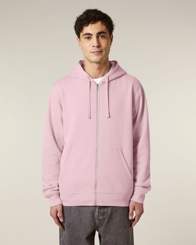 Mixer - Der Unisex-Zip-Hoodie - Cotton Pink - XS bedrucken, Art.-Nr. STSU205C005XS