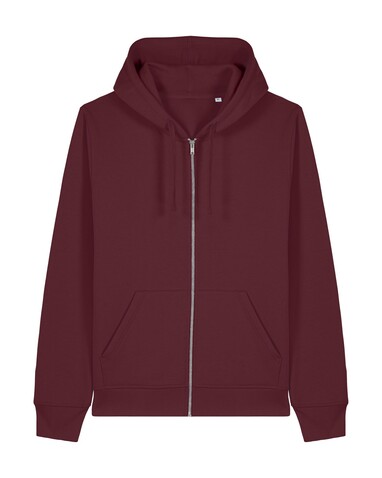 Mixer - Der Unisex-Zip-Hoodie - Burgundy - M bedrucken, Art.-Nr. STSU205C2441M