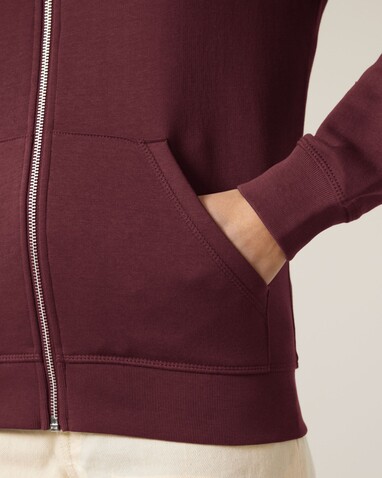 Mixer - Der Unisex-Zip-Hoodie - Burgundy - 5XL bedrucken, Art.-Nr. STSU205C2445X