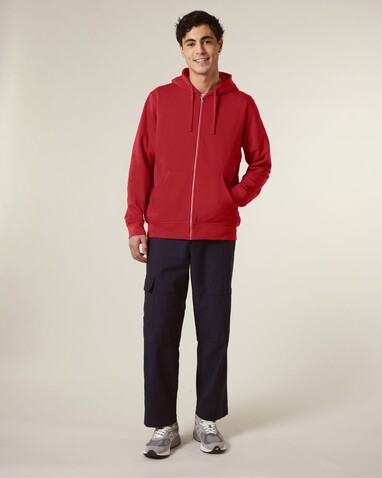 Mixer - Der Unisex-Zip-Hoodie - Red - M bedrucken, Art.-Nr. STSU205C0041M