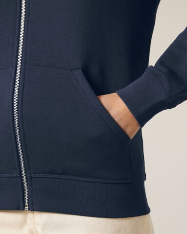 Mixer - Der Unisex-Zip-Hoodie - French Navy - XXS bedrucken, Art.-Nr. STSU205C7272S