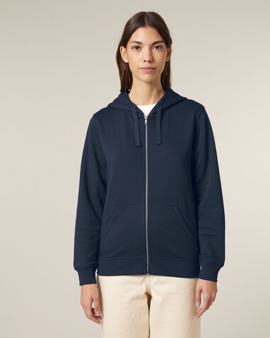 Mixer - Der Unisex-Zip-Hoodie - French Navy - XXL bedrucken, Art.-Nr. STSU205C7272X
