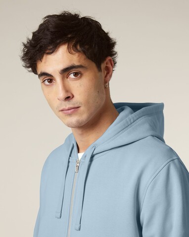Mixer - Der Unisex-Zip-Hoodie - Sky blue - 5XL bedrucken, Art.-Nr. STSU205C2325X