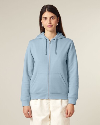Mixer - Der Unisex-Zip-Hoodie - Sky blue - 5XL bedrucken, Art.-Nr. STSU205C2325X