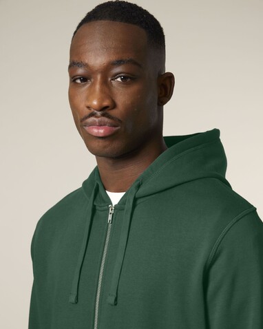 Mixer - Der Unisex-Zip-Hoodie - Bottle Green - XXL bedrucken, Art.-Nr. STSU205C2242X