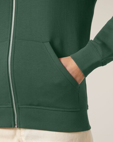 Mixer - Der Unisex-Zip-Hoodie - Bottle Green - 3XL bedrucken, Art.-Nr. STSU205C2243X