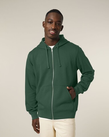 Mixer - Der Unisex-Zip-Hoodie - Bottle Green - 3XL bedrucken, Art.-Nr. STSU205C2243X