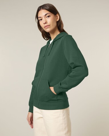 Mixer - Der Unisex-Zip-Hoodie - Bottle Green - 3XL bedrucken, Art.-Nr. STSU205C2243X