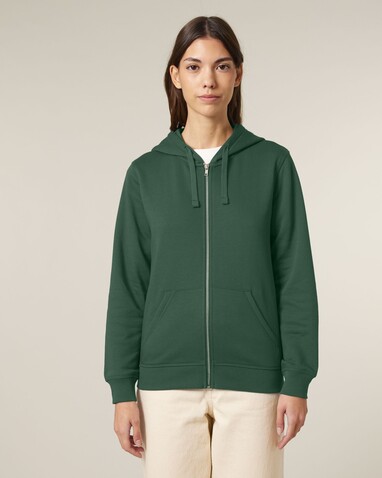 Mixer - Der Unisex-Zip-Hoodie - Bottle Green - L bedrucken, Art.-Nr. STSU205C2241L