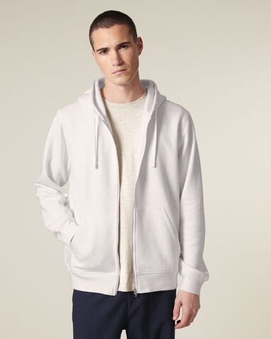 Mixer - Der Unisex-Zip-Hoodie - Vintage White - L bedrucken, Art.-Nr. STSU205C5041L
