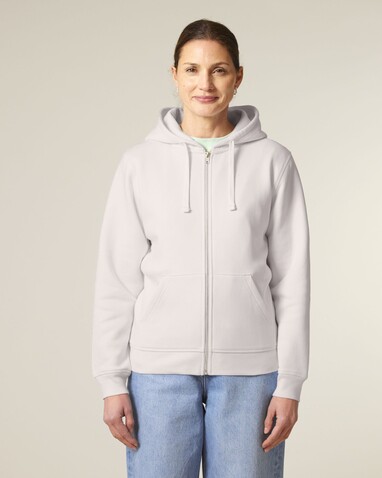 Mixer - Der Unisex-Zip-Hoodie - Vintage White - L bedrucken, Art.-Nr. STSU205C5041L