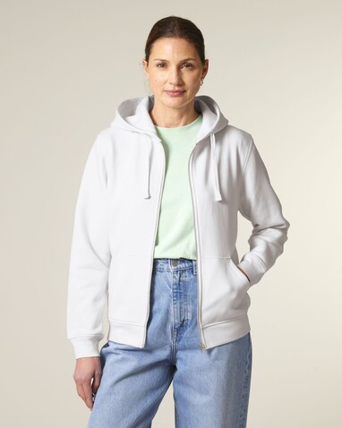 Mixer - Der Unisex-Zip-Hoodie - White - XL bedrucken, Art.-Nr. STSU205C0011X Mixer - Der Unisex-Zip-Hoodie - White - XL bedrucken, Art.-Nr. STSU205C0011X