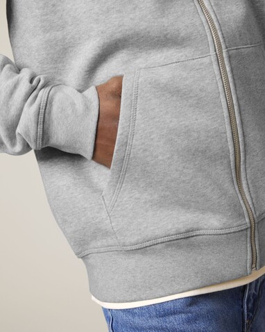 Mixer - Der Unisex-Zip-Hoodie - Heather Grey - XXL bedrucken, Art.-Nr. STSU205C2502X Mixer - Der Unisex-Zip-Hoodie - Heather Grey - XXL bedrucken, Art.-Nr. STSU205C2502X