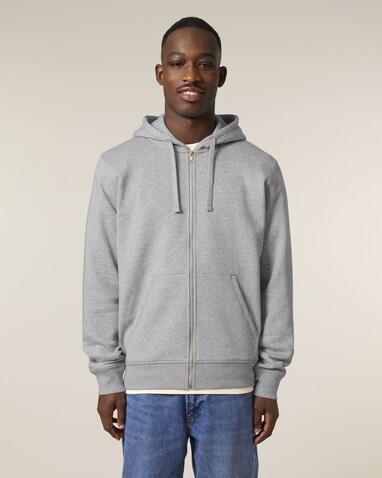 Mixer - Der Unisex-Zip-Hoodie - Heather Grey - 5XL bedrucken, Art.-Nr. STSU205C2505X Mixer - Der Unisex-Zip-Hoodie - Heather Grey - 5XL bedrucken, Art.-Nr. STSU205C2505X