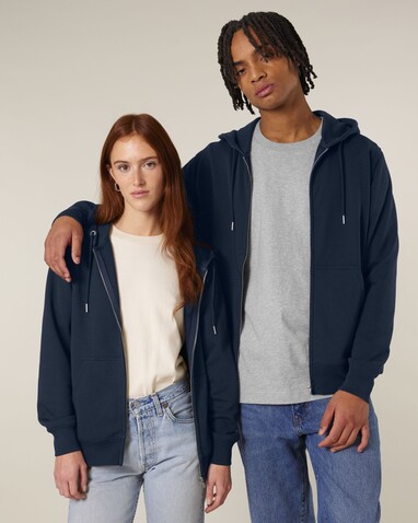 Connector 2.0 - Der Unisex-Zip-Hoodie aus French Terry - French Navy - L bedrucken, Art.-Nr. STSU207C7271L Connector 2.0 - Der Unisex-Zip-Hoodie aus French Terry - French Navy - L bedrucken, Art.-Nr. STSU207C7271L