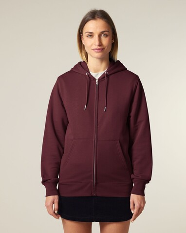 Connector 2.0 - Der Unisex-Zip-Hoodie aus French Terry - Burgundy - M bedrucken, Art.-Nr. STSU207C2441M Connector 2.0 - Der Unisex-Zip-Hoodie aus French Terry - Burgundy - M bedrucken, Art.-Nr. STSU207C2441M