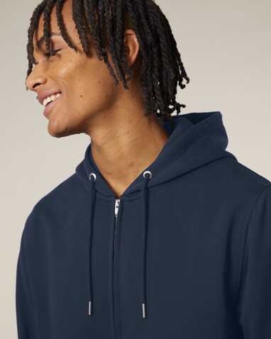 Connector 2.0 - Der Unisex-Zip-Hoodie aus French Terry - French Navy - XXS bedrucken, Art.-Nr. STSU207C7272S Connector 2.0 - Der Unisex-Zip-Hoodie aus French Terry - French Navy - XXS bedrucken, Art.-Nr. STSU207C7272S