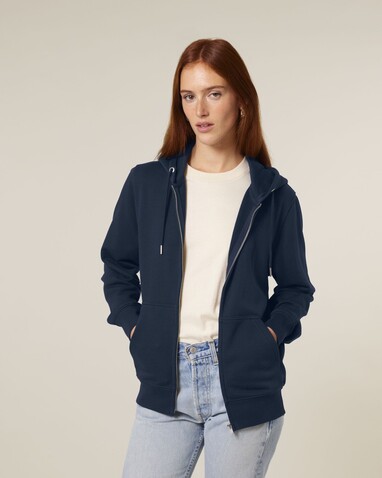 Connector 2.0 - Der Unisex-Zip-Hoodie aus French Terry - French Navy - XXS bedrucken, Art.-Nr. STSU207C7272S Connector 2.0 - Der Unisex-Zip-Hoodie aus French Terry - French Navy - XXS bedrucken, Art.-Nr. STSU207C7272S