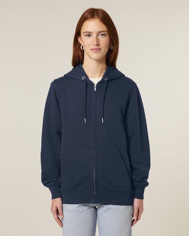 Connector 2.0 - Der Unisex-Zip-Hoodie aus French Terry - French Navy - L bedrucken, Art.-Nr. STSU207C7271L Connector 2.0 - Der Unisex-Zip-Hoodie aus French Terry - French Navy - L bedrucken, Art.-Nr. STSU207C7271L