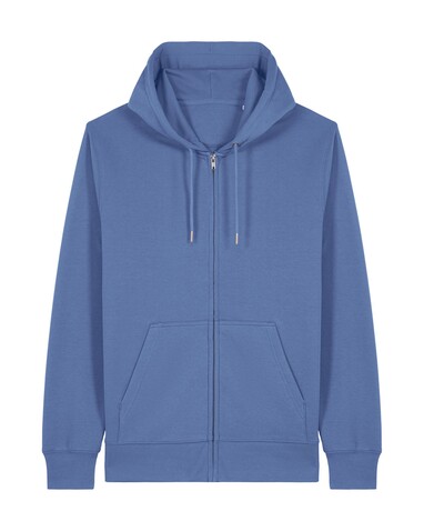 Connector 2.0 - Der Unisex-Zip-Hoodie aus French Terry - Bright Blue - XXS bedrucken, Art.-Nr. STSU207C0532S