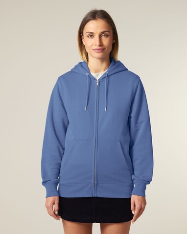 Connector 2.0 - Der Unisex-Zip-Hoodie aus French Terry - Bright Blue - S bedrucken, Art.-Nr. STSU207C0531S Connector 2.0 - Der Unisex-Zip-Hoodie aus French Terry - Bright Blue - S bedrucken, Art.-Nr. STSU207C0531S