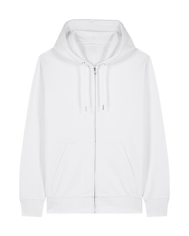 Connector 2.0 - Der Unisex-Zip-Hoodie aus French Terry - White - 3XL bedrucken, Art.-Nr. STSU207C0013X