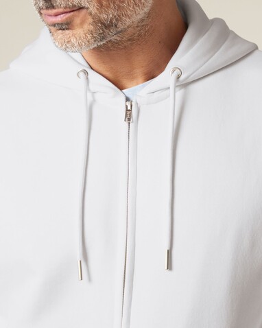 Connector 2.0 - Der Unisex-Zip-Hoodie aus French Terry - White - S bedrucken, Art.-Nr. STSU207C0011S Connector 2.0 - Der Unisex-Zip-Hoodie aus French Terry - White - S bedrucken, Art.-Nr. STSU207C0011S