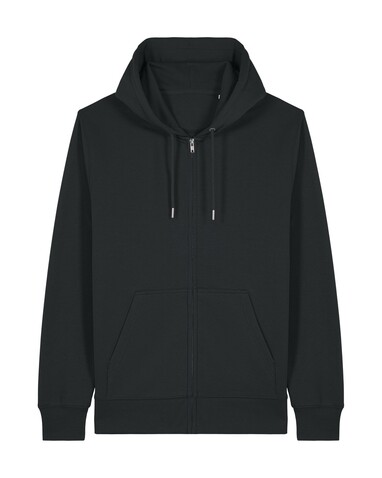 Connector 2.0 - Der Unisex-Zip-Hoodie aus French Terry - Black - M bedrucken, Art.-Nr. STSU207C0021M