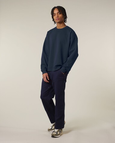 Radder 2.0 - Das Oversized Rundhals-Unisex-Sweatshirt - French Navy - 3XL bedrucken, Art.-Nr. STSU208C7273X