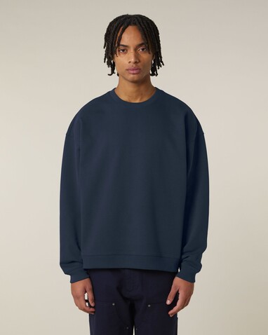 Radder 2.0 - Das Oversized Rundhals-Unisex-Sweatshirt - French Navy - 3XL bedrucken, Art.-Nr. STSU208C7273X
