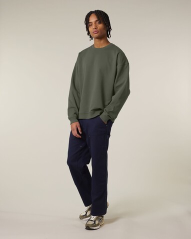Radder 2.0 - Das Oversized Rundhals-Unisex-Sweatshirt - Khaki - 3XL bedrucken, Art.-Nr. STSU208C2233X Radder 2.0 - Das Oversized Rundhals-Unisex-Sweatshirt - Khaki - 3XL bedrucken, Art.-Nr. STSU208C2233X