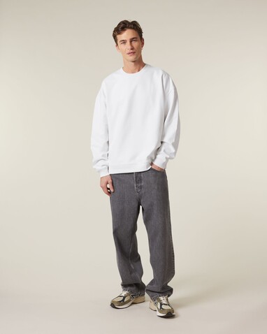 Radder 2.0 - Das Oversized Rundhals-Unisex-Sweatshirt - White - S bedrucken, Art.-Nr. STSU208C0011S Radder 2.0 - Das Oversized Rundhals-Unisex-Sweatshirt - White - S bedrucken, Art.-Nr. STSU208C0011S