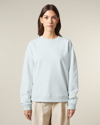 Radder 2.0 - Das Oversized Rundhals-Unisex-Sweatshirt - Blue Ice - L bedrucken, Art.-Nr. STSU208C7281L