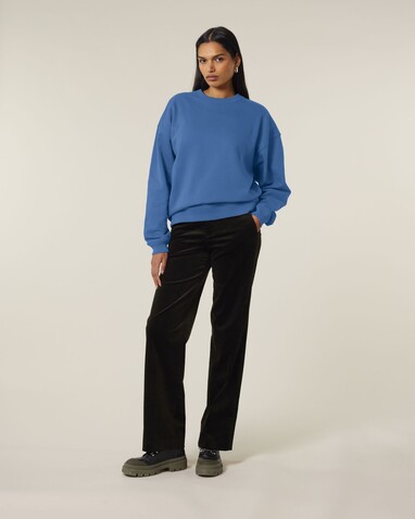 Radder 2.0 - Das Oversized Rundhals-Unisex-Sweatshirt - Mindful Blue - XXL bedrucken, Art.-Nr. STSU208C7292X