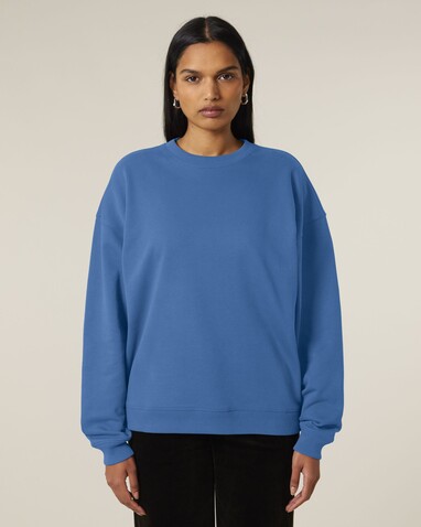 Radder 2.0 - Das Oversized Rundhals-Unisex-Sweatshirt - Mindful Blue - 3XL bedrucken, Art.-Nr. STSU208C7293X Radder 2.0 - Das Oversized Rundhals-Unisex-Sweatshirt - Mindful Blue - 3XL bedrucken, Art.-Nr. STSU208C7293X