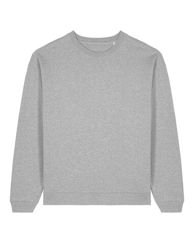Radder 2.0 - Das Oversized Rundhals-Unisex-Sweatshirt - Heather Grey - XXS bedrucken, Art.-Nr. STSU208C2502S