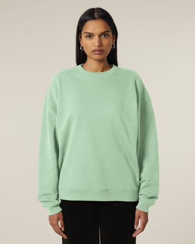 Radder 2.0 - Das Oversized Rundhals-Unisex-Sweatshirt - Misty Jade - XL bedrucken, Art.-Nr. STSU208C7351X