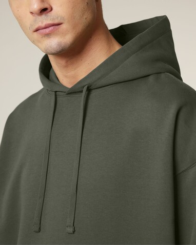 Slammer 2.0 - Der Oversized Unisex-Hoodie - Khaki - M bedrucken, Art.-Nr. STSU209C2231M