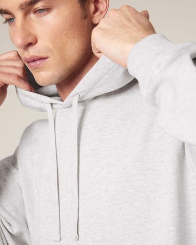 Slammer 2.0 - Der Oversized Unisex-Hoodie - Cool Heather Grey - XXS bedrucken, Art.-Nr. STSU209C1462S