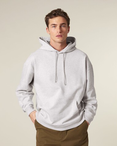 Slammer 2.0 - Der Oversized Unisex-Hoodie - Cool Heather Grey - XL bedrucken, Art.-Nr. STSU209C1461X