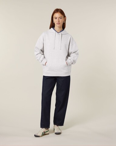 Slammer 2.0 - Der Oversized Unisex-Hoodie - Cool Heather Grey - XL bedrucken, Art.-Nr. STSU209C1461X