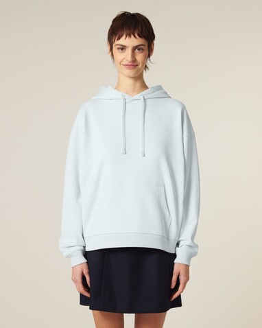 Slammer 2.0 - Der Oversized Unisex-Hoodie - Blue Ice - XS bedrucken, Art.-Nr. STSU209C728XS