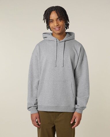 Slammer 2.0 - Der Oversized Unisex-Hoodie - Heather Grey - 3XL bedrucken, Art.-Nr. STSU209C2503X