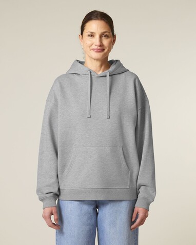 Slammer 2.0 - Der Oversized Unisex-Hoodie - Heather Grey - XL bedrucken, Art.-Nr. STSU209C2501X