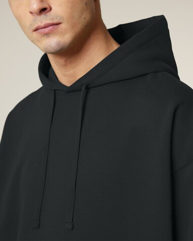 Slammer 2.0 - Der Oversized Unisex-Hoodie - Black - XXL bedrucken, Art.-Nr. STSU209C0022X